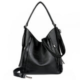 Vintage Leather Dumplings Shoulder Bag Large Capacity Crossbody Bags