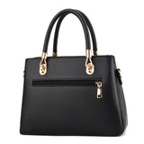 Women's Diamond Quilted Shoulder Bag PU Leather Handbag