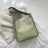 Women's Spring Shoulder Cross Body Bucket Bag Portable Large Capacity