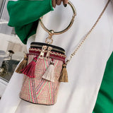 Small Shoulder Bag For Women Messenger Bag Ladies Handbag With Tassels