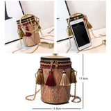 Small Shoulder Bag For Women Messenger Bag Ladies Handbag With Tassels