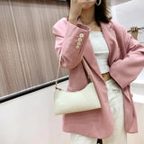 Chic Crocodile Pattern Shoulder Bag for Women