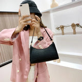 Chic Crocodile Pattern Shoulder Bag for Women