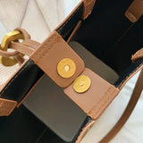 Leopard Print Shoulder Bag Autumn Bucket Bag