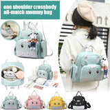 Cartoon Maternity Backpack Baby Bag Waterproof Diaper Bags