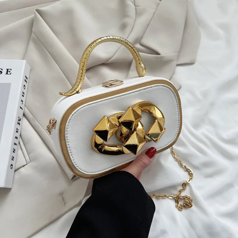 Women Lady Travel Bag Soft Leather Hobos Bag Chain Handbags