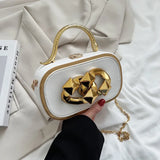Women Lady Travel Bag Soft Leather Hobos Bag Chain Handbags