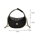 Soft Leather Chain Crossbody Bag Women's Handbags Purse