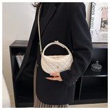 Soft Leather Chain Crossbody Bag Women's Handbags Purse