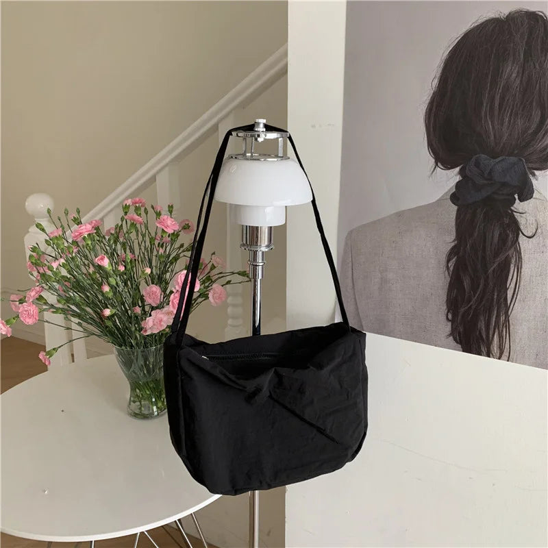 Nylon Women's Bag Versatile Shoulder Double Shoulder Decoration