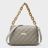 Embroidered Rhombus Shoulder Bag Chain Women's Bag