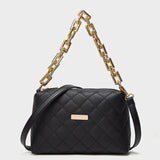 Embroidered Rhombus Shoulder Bag Chain Women's Bag