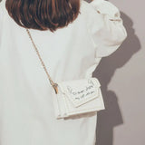 Small Fresh Messenger Bag Spring All-Match Texture Ins Women's Bag