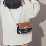 Retro Small Square Bag Chain Messenger Bag