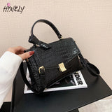 Stone Pattern Shoulder Bag for Women, All-Match Travel Handbag