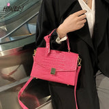Stone Pattern Shoulder Bag for Women, All-Match Travel Handbag