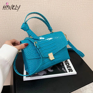 Stone Pattern Shoulder Bag for Women, All-Match Travel Handbag