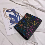 Women's Schoolgirl Rhombus Chain Small Square Bag Messenger Shoulder Bag