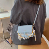 Women's One-shoulder Messenger Bag Student Ins Square Bag