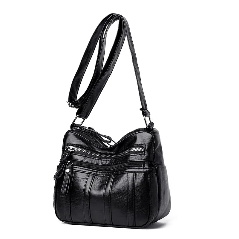 Women's Contrast Small Square Bag Fashionable Single Shoulder Messenger Bag