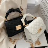 Shoulder Bag Women Bag PU Leather Soft Leather Small Square Bag