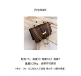 Stone Grain Crossbody Bag Embossed Solid Small Square Shoulder Bag