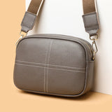Cowhide Shoulder Messenger Bag Soft Leather Handbag