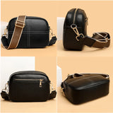 Cowhide Shoulder Messenger Bag Soft Leather Handbag