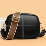Cowhide Shoulder Messenger Bag Soft Leather Handbag