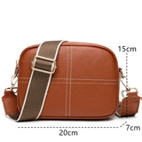 Cowhide Shoulder Messenger Bag Soft Leather Handbag