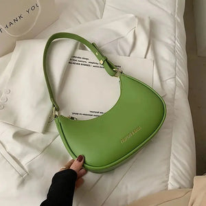 Half-moon Small Underarm Bags Mini Clutch Bag Ladies Handbag