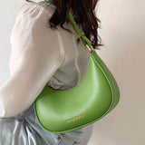 Half-moon Small Underarm Bags Mini Clutch Bag Ladies Handbag
