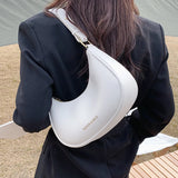 Half-moon Small Underarm Bags Mini Clutch Bag Ladies Handbag