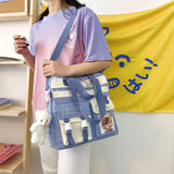 Women Shoulder Bags College Style Wild Student Cartoon