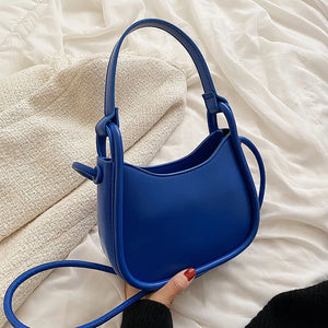 Stylish PU Leather Underarm Tote Bag