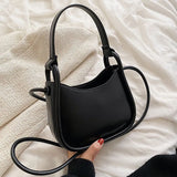 Stylish PU Leather Underarm Tote Bag