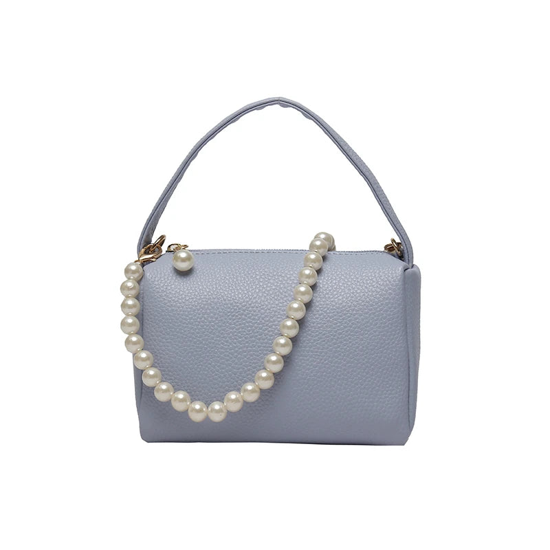 Stylish Zipper Shoulder Bag Soft PU Leather Messenger Bag