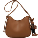 Small Bag Women's Bag Texture Single Shoulder Bag Versatile Messenger Bucket Bag