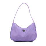 Women's Nylon Shoulder Bag Clutch Purse Solid Crossbody Handbags