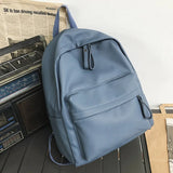 Women Backpack PU Leather Shoulder Bags Teenage Girl School Female Bag