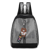 Nylon Backpack School Bags Student Girls