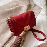 Diamond Lattice Bag for Women Girls - Sac A Main Femme