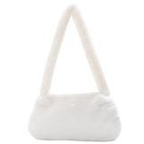 Furry Shoulder Bag Portable Underarm Messenger Handbag