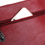Women's Casual Shopping Tote PU Leather Shoulder Bag