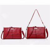Women's Casual Shopping Tote PU Leather Shoulder Bag