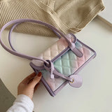 Gradient Shoulder Underarm Small Square Bag Women Handbags