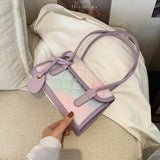 Gradient Shoulder Underarm Small Square Bag Women Handbags