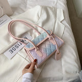Gradient Shoulder Underarm Small Square Bag Women Handbags