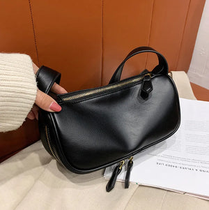 Square PU Leather Fanny Pack Bananka Waist Bag