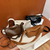 Square PU Leather Fanny Pack Bananka Waist Bag